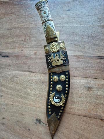Decoratieve Kukri Mes met Schede - 42cm Nepal beschikbaar voor biedingen