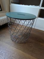 ikea Kvistbro opbergmand, bijzettafel, groene deskel, Huis en Inrichting, Tafels | Bijzettafels, Ophalen, Minder dan 45 cm, Minder dan 55 cm