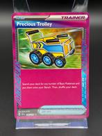 Trainer Precious Trolley - Pokémon Surging Sparks - #185 SSP, Ophalen of Verzenden, Zo goed als nieuw, Losse kaart, Foil