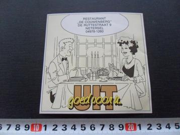 sticker Netersel Restaurant DE COUWENBERG De Ruttestraat 9 beschikbaar voor biedingen