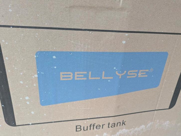 Bellyse Buffervat 50L - RVS - 3 spiralen -  Nieuw in doos!, Doe-het-zelf en Verbouw, Verwarming en Radiatoren, Nieuw, Overige typen