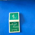 Lucifermapje Hotel Rama Bangkok, Ophalen of Verzenden, Gebruikt, Sigarenbandjes