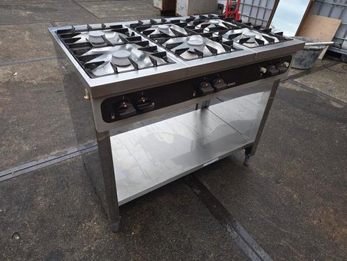 Atag 6-Pits Fornuis – Professioneel, kleine schade aan rek., Huis en Inrichting, Keuken | Keukenelementen, Gebruikt, Minder dan 100 cm