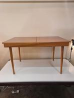 Uitschuifbare tafel jaren 60 klein model 66cm hoog!, Ophalen, ,, Zo goed als nieuw, ,