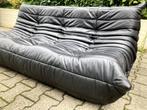 LIGNE ROSET Togo 3seater Black Leather, Ophalen, Design, 150 tot 200 cm, Driepersoons