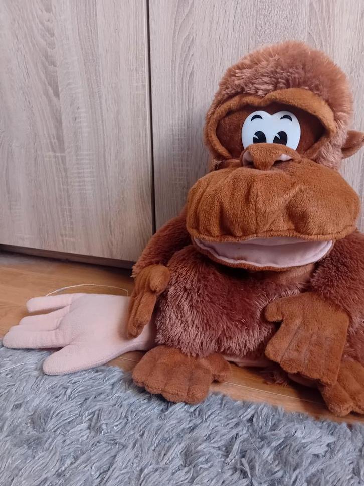 Buikspreekpop Aap, Kinderen en Baby's, Speelgoed | Knuffels en Pluche, Nieuw, Overige typen, Ophalen of Verzenden