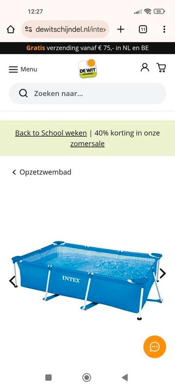 Zwembad te koop beschikbaar voor biedingen