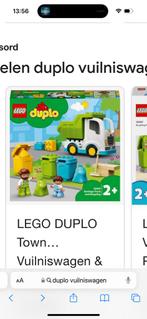 Duplo vuilniswagen, Duplo, Ophalen of Verzenden, Zo goed als nieuw