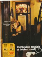 Retro reclame 1977 PTT telecommunicatie kletsende tiener, Verzamelen, Retro, Verzenden, Overige typen