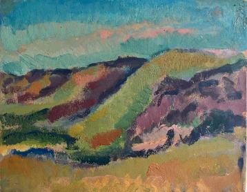 Expressionistisch schilderijtje van Else Lohmann (1897-1984) beschikbaar voor biedingen