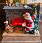 Kerstman bij openhaard, Diversen, Kerst, Ophalen of Verzenden, Zo goed als nieuw