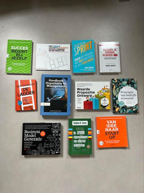 Boeken voor de studie Ondernemerschap en Retailmanagement, Boeken, Advies, Hulp en Training, Nieuw, Ophalen of Verzenden