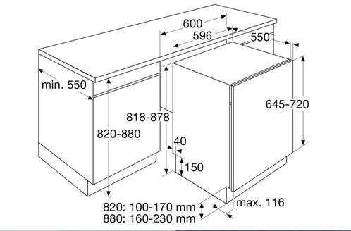 Atag inbouw vaatwasser VA61313KT Bouwjaar 11-2019 A+, Witgoed en Apparatuur, Vaatwasmachines, Gebruikt, Inbouw, Minder dan 85 cm