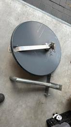 Schotel antenne, dubbele LNB en muursteun, Ophalen, Zo goed als nieuw