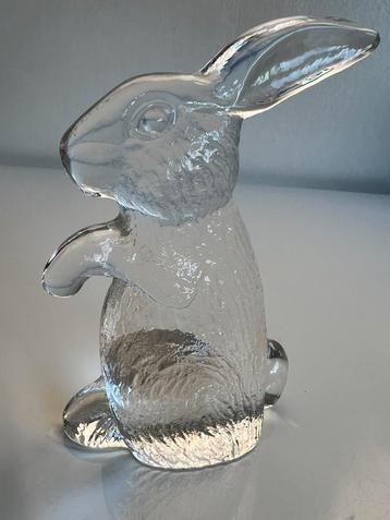 Vintage Kosta Boda Glas Konijn Zoo Serie Paperweight Vallien beschikbaar voor biedingen