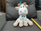 Nieuwe zgan wit blauw bruine pluche giraffe knuffel 25cm, Ophalen, Nieuw, Overige typen