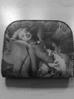 Marilyn Monroe portemonnee grijs met mini steentjes (hals), Ophalen of Verzenden, Nieuw, Grijs