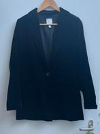 H&M prachtige fluwelen blazer velvet 38, Maat 38/40 (M), H&M, Zwart, Ophalen of Verzenden