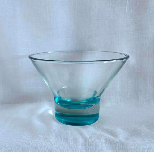 Cocktailglas 9,5h Transparant Groen dik glas Vintage Coupe, Antiek en Kunst, Antiek | Glas en Kristal, Ophalen