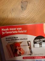 Kruidvat Foto-afdrukken kortingscode, Tickets en Kaartjes, Eén persoon, Kortingsbon, Warenhuis- of Winkelbon