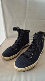 Gabor zgan blauw suede leren schoenen mt 38, Blauw, Gabor, Ophalen of Verzenden, Sneakers of Gympen