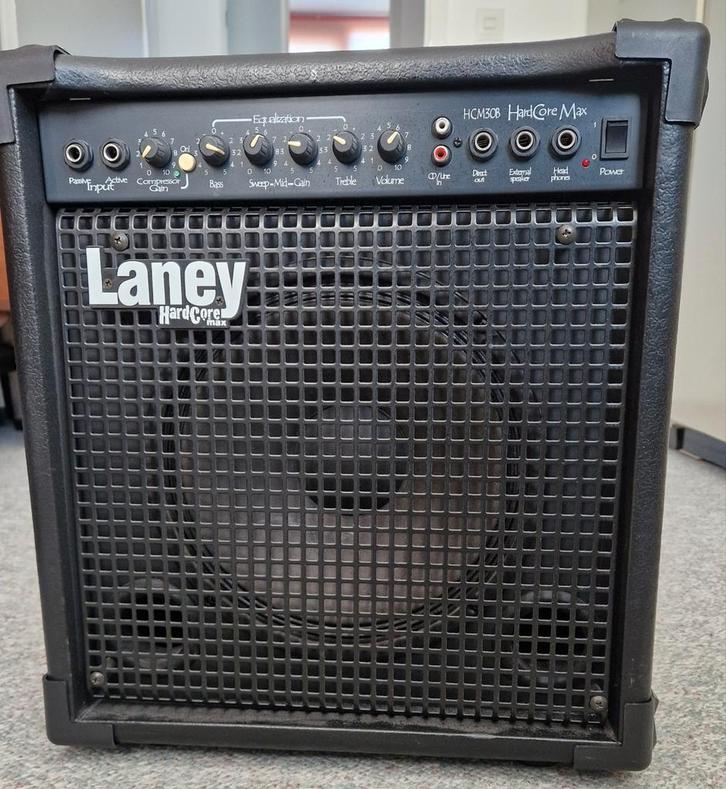 Laney HCM30B HardCore Max Basversterker, Muziek en Instrumenten, Versterkers | Bas en Gitaar, Gebruikt, Basgitaar, Minder dan 50 watt