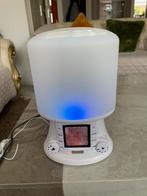 Electrische tafellamp met kleurrijk lichten te koop, Ophalen, Zo goed als nieuw, Kunststof, Minder dan 50 cm