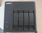 Qnap TS-412 voor 4 schijven netwerk opslag met stroomadapter, Computers en Software, NAS, Ophalen of Verzenden, Zo goed als nieuw