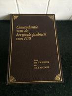 Concordantie van de berijmde psalmen van 1773  J.W. Pieper, Ophalen of Verzenden, Zo goed als nieuw, Ds. J.W. Pieper, Christendom | Protestants
