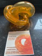 Oranje Knoop - Mooiglas & zo Leerdam, Ophalen of Verzenden