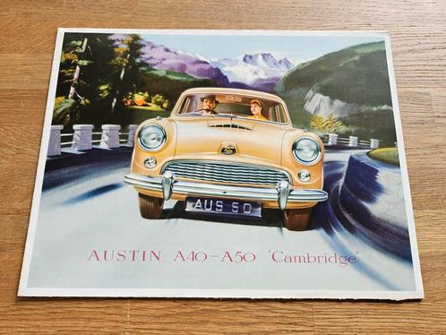 Brochure Austin A40 & A50 "Cambridge", Boeken, Auto's | Folders en Tijdschriften, Zo goed als nieuw, Overige merken, Ophalen of Verzenden