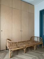 Rotan kinderbed, eenpersoonsbed, daybed, logeerbed, Huis en Inrichting, Slaapkamer | Bedden, Ophalen, Zo goed als nieuw, Eenpersoons