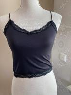 Z.G.A.N. Dames hemdje top zwart maat 34 / 36, Kleding | Dames, Tops, Zwart, Ophalen of Verzenden, Zo goed als nieuw, Zonder mouw