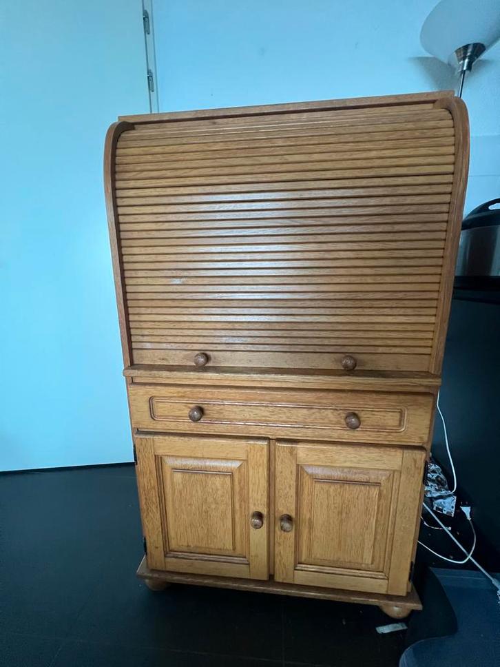 Houten Roldeurkastje, Antiek en Kunst, Antiek | Meubels | Kasten, Ophalen