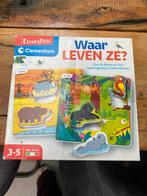 Clementoni Waar Leven Ze? - Compleet, Ophalen of Verzenden, Gebruikt, Puzzelen