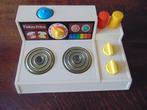 Vintage Ficher Price Kookplaat Pan -  Schaal -  Servies, Kinderen en Baby's, Speelgoed | Fisher-Price, Ophalen of Verzenden, Gebruikt