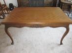 Vintage eiken tafel 150x100x77cm + verlengen 100, Huis en Inrichting, Tafels | Eettafels, Ophalen, Landelijk vintage brocante