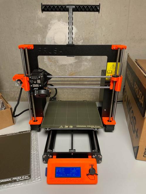 Prusa i3 MK3S+ 3D-printer – Zo goed als nieuw!, Computers en Software, 3D Printers, Zo goed als nieuw, Ophalen of Verzenden
