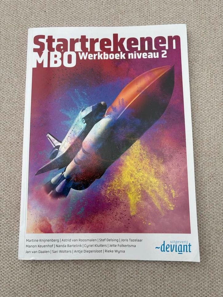 Startrekenen MBO Niveau 2 Werkboek, Boeken, Schoolboeken, Nieuw, Wiskunde A, Overige niveaus, Ophalen of Verzenden