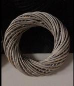 Rieten Rotan Krans 40 cm breed, Huis en Inrichting, Woonaccessoires | Kransen, Ophalen of Verzenden, Zo goed als nieuw