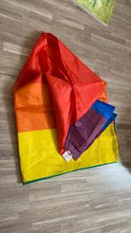Vlag Regenboog LGBT pride 90 x 150 cm, Ophalen of Verzenden, Nieuw