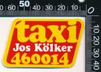 Sticker: Taxi Jos Kolker, Ophalen of Verzenden