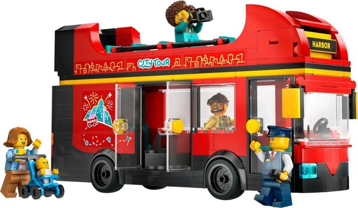 60407 - City: Double-Decker Sightseeing Bus, Kinderen en Baby's, Speelgoed | Duplo en Lego, Nieuw, Lego, Complete set, Ophalen of Verzenden