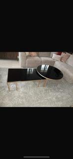 Trendhopper 2 salon tafeltjes, Ophalen of Verzenden, Zo goed als nieuw, Rond, 75 cm of meer