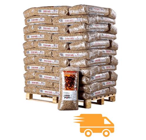 GERMAN PELLETS houtpellets voor pelletkachel  THUIS GELEVERD, Huis en Inrichting, Kachels, Nieuw, Vrijstaand, Pelletkachel, Overige brandstoffen