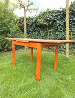 keukentafel, tafel, eettafel met linoleum blad, bureau, Ophalen, Gebruikt, Vintage, Nvt