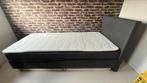 Boxspring 90-200 Alta, antraciet zo goed als nieuw, Ophalen, 90 cm, Eenpersoons, Zo goed als nieuw