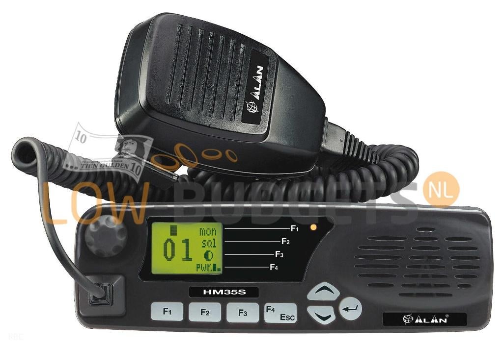 Midland HM135S VHF Mobilofoon 136-174 MHz IP54, Verzenden