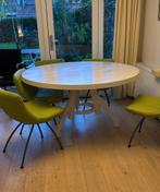Ronde  eettafel – Linteloo – Ø 150 cm, Huis en Inrichting, Ophalen, Gebruikt, Rond, Vijf personen of meer