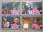 GAY   DE   FILM     lobbycard set., Rechthoekig Staand, Verzenden, A4 of kleiner, Nieuw